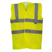 RRP 3.49 each 20 x High Vis Vests - Universal Size RRP 3.49 each