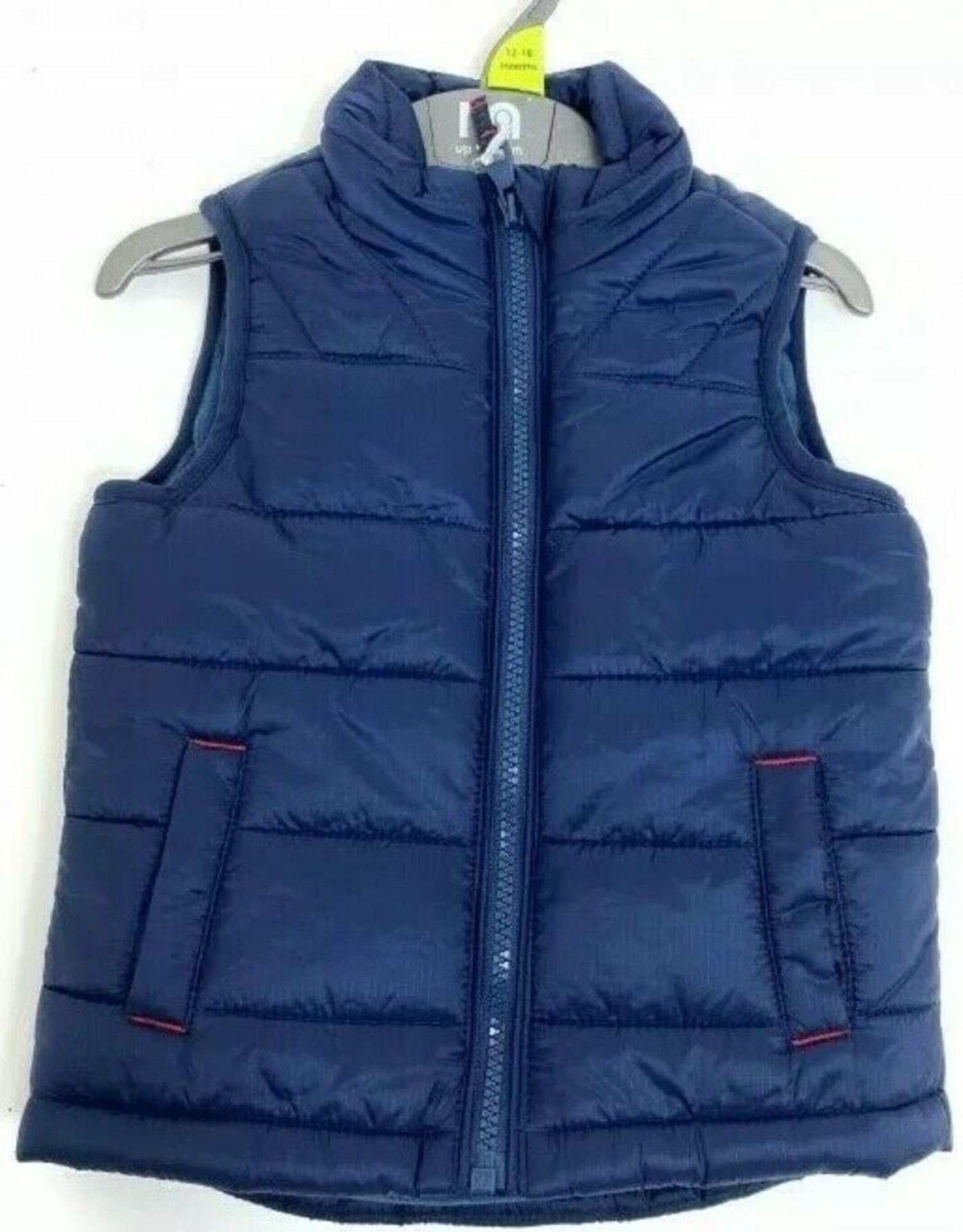 RRP 32.00 each 4 X Mothercare Blue Body Warmers Age 18-24m RRP 32.00 each