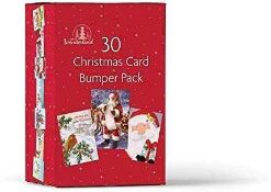 RRP £125 A Box Of Approximately 50 Assorted Hallmark Christmas Cards.
