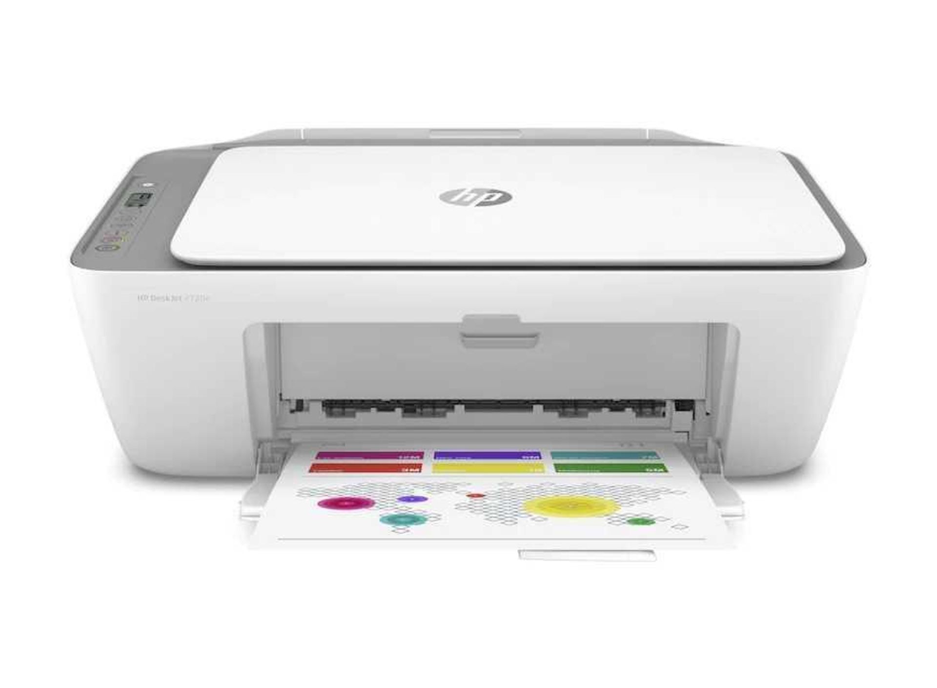 RRP £120 Lot To Contain 2 Boxed Hp Deskjet 2720E All In One Wireless Printers