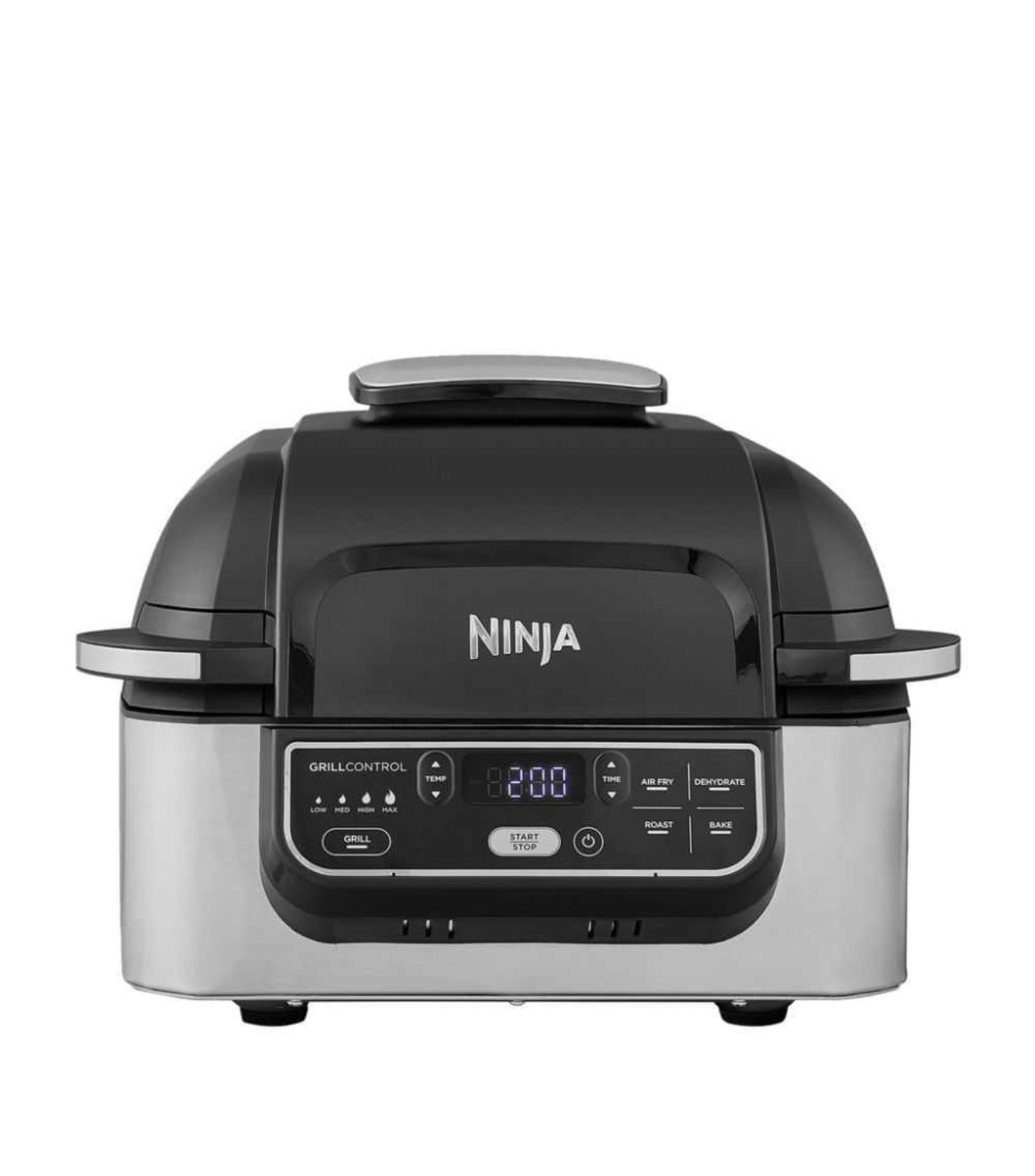 RRP £325 Boxed Ninja Health Grill & Air Fryer With Temperature Probe Ag651Uk