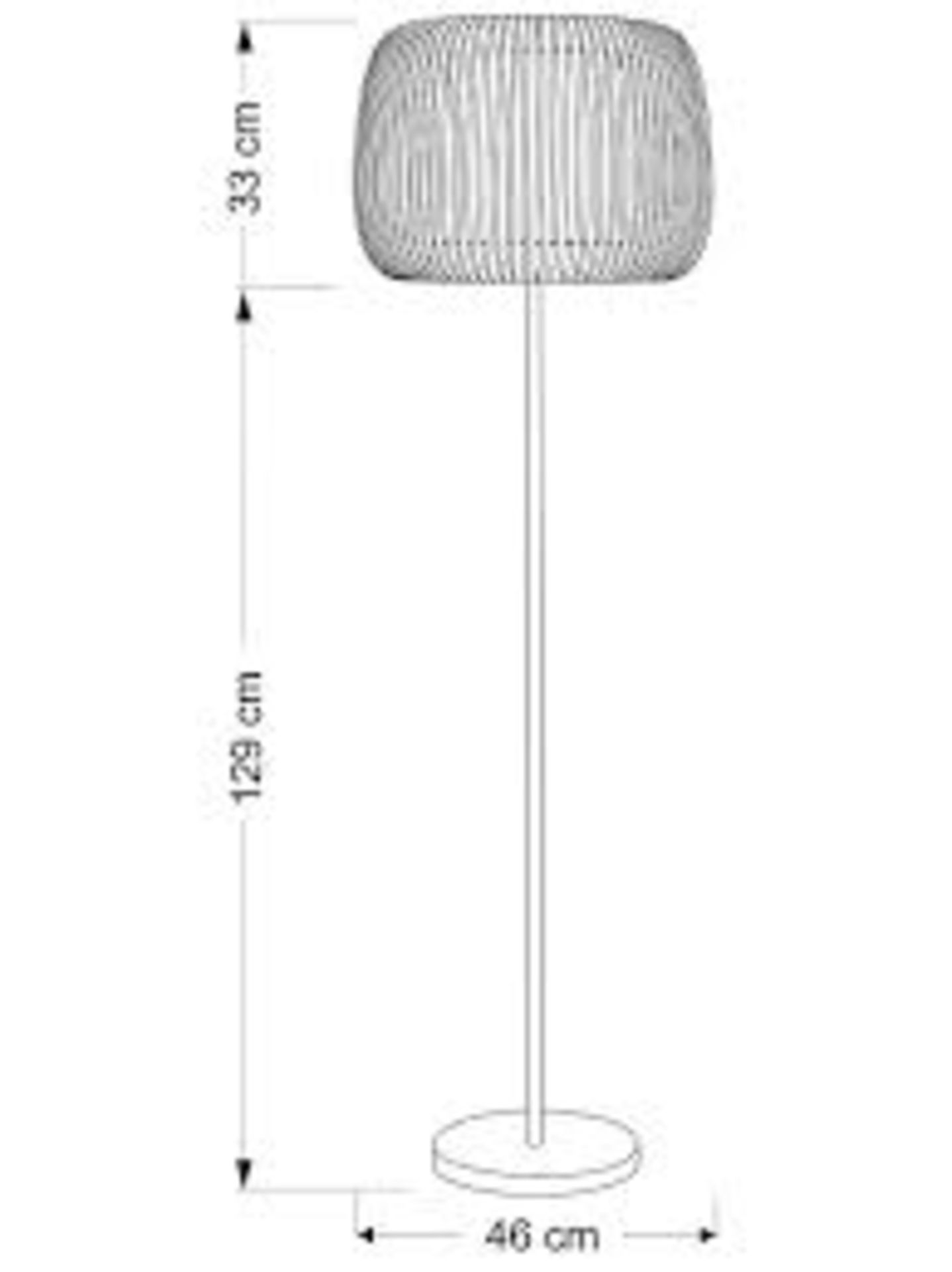 RRP £215 When Complete Boxed John Lewis Harmony Floor Lamp Base Only