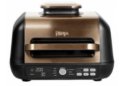 RRP £330 Boxed Ninja Health Grill & Air Fryer With Temperature Probe Ag651Uk