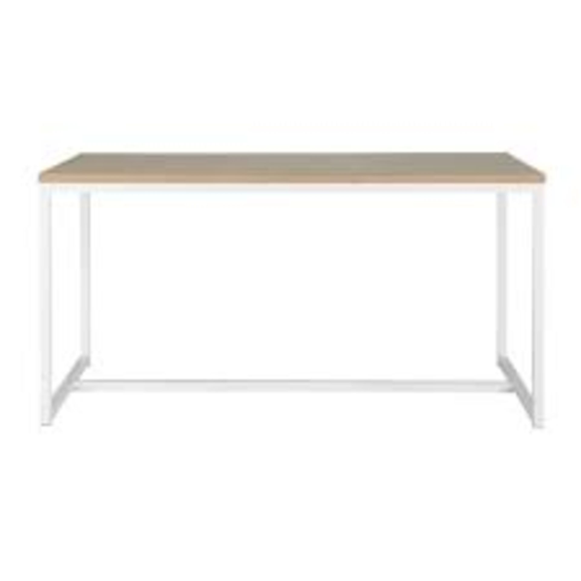 RRP £300 Boxed Selsey Living White Metal Dining Table