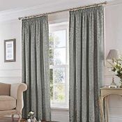RRP £100 Bagged Pair Of Fusion 228X228Cm Fully Lined Curtains