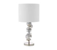 RRP £100 Boxed Alison Cork Ginkgo Leaf Table Lamp