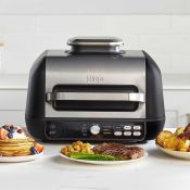 RRP £325 Boxed Ninja Health Grill & Air Fryer With Temperature Probe Ag651Uk
