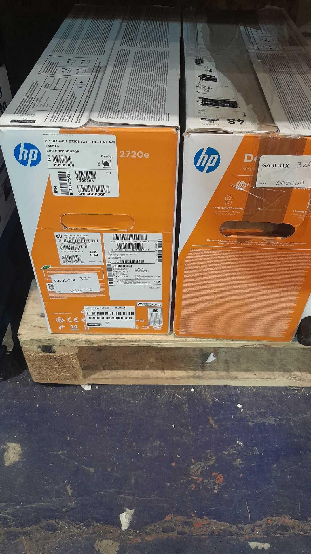 RRP £120 Lot To Contain 2 Boxed Hp Deskjet 2720E All In One Wireless Printers - Image 2 of 2