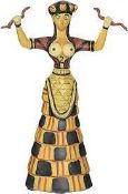 RRP £100 Lot To Contain 3 Boxed Design Tuscano Cretan Snake Goddess Figurines