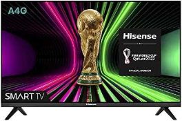 RRP £385 Boxed Hisense 40A4Gtuk 40" 4K Smart Tv