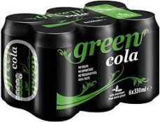 RRP £1068 (Count 120) Spw23A0348U Green Cola Cans 24 Pack, No Sugar Soft Drink, 0 Calories, No