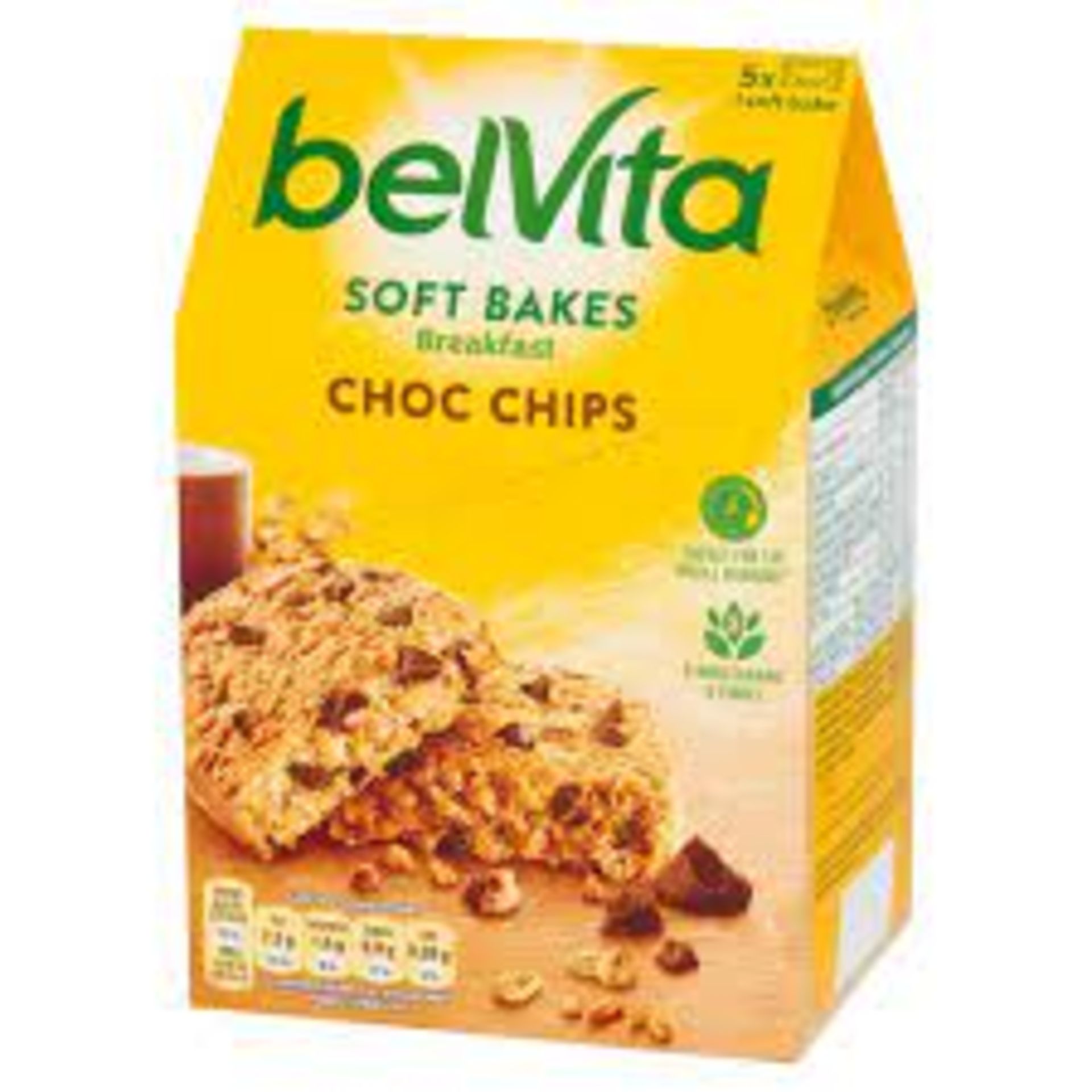 RRP £784 (Count 83) Spidp11Vqdv Belvita Choc Chip Soft Bakes Breakfast Biscuits, 200 G, Pack Of 10
