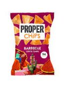 RRP £400 (Count 29) Spw0G70945M Properchips - Barbecue Lentil Chips, Vegan, Gluten Free Snacks,