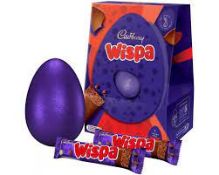 RRP £528 (Count 22) Spw34M7639R Cadbury Wispa Large Chocolate Easter Egg, 224 G, Pack Of 6 (
