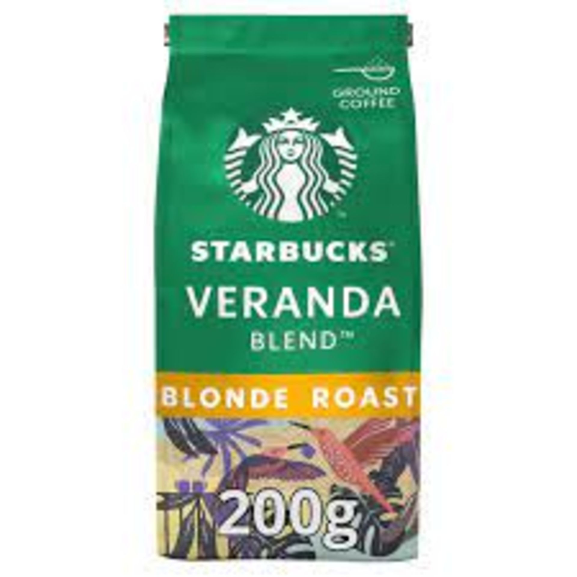 RRP £839 (Count 50) Spw50A2160W Starbucks Veranda Blend Blonde Roast Ground Coffee, 200 G (Pack Of
