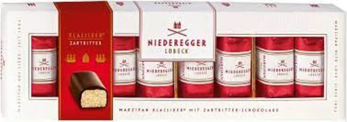 RRP £637 (Count 38) Spw38X4536T "Niederegger Classic Dark Chocolate Mini Loaves 300 G Protein