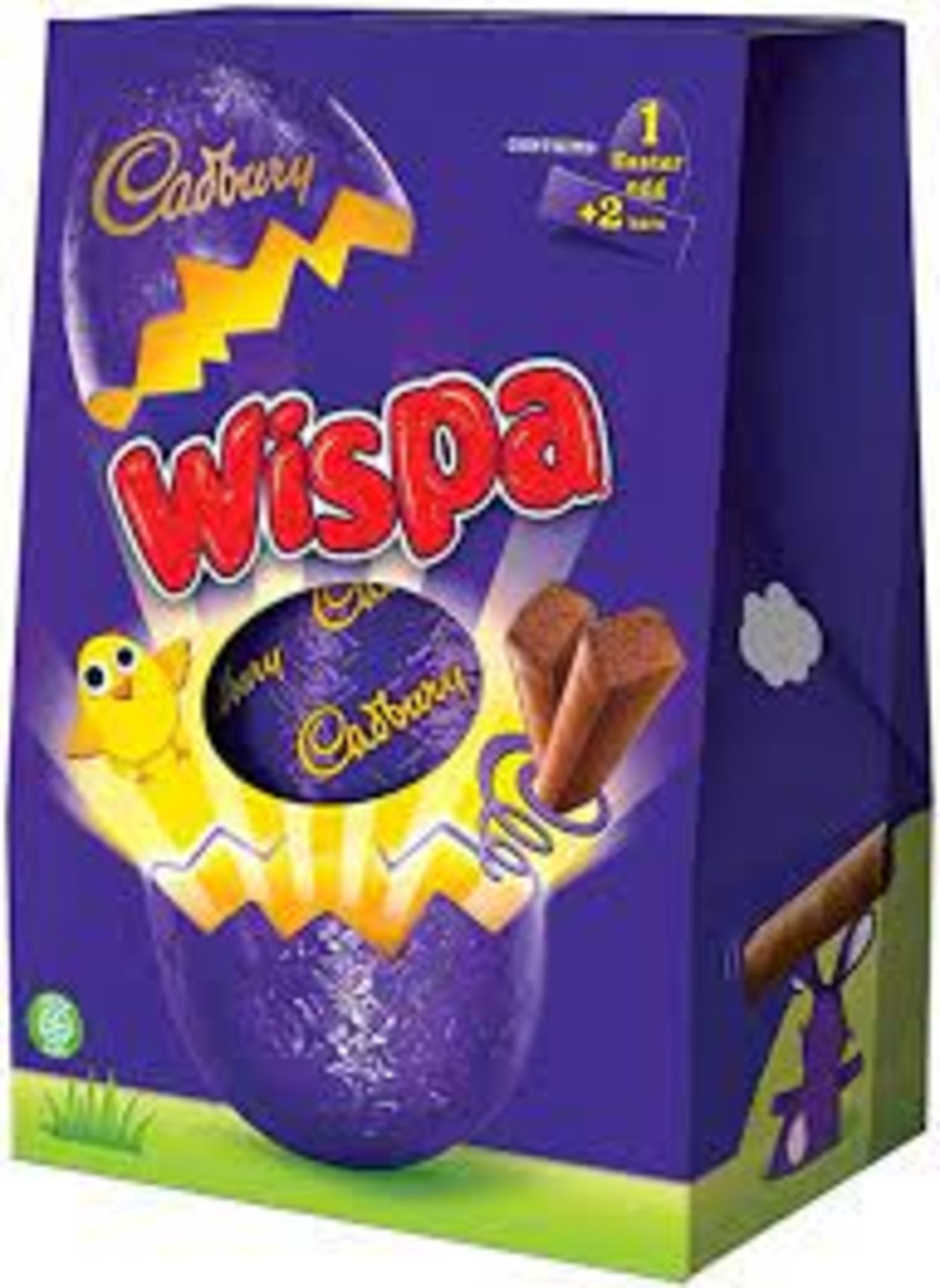 RRP £1056 (Count 44) Spw34M7639Q Cadbury Wispa Large Chocolate Easter Egg, 224 G, Pack Of 6(