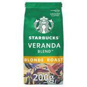 RRP £866 (Count 39) Spw43H9180E Starbucks Veranda Blend Blonde Roast Ground Coffee, 200 G (Pack Of