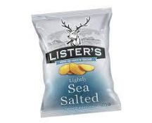 RRP £398 (Count 15) Spw42H1776H Listers Crisps | Lightly Sea Salted 150G, Pack Of 15 |