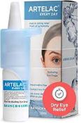 RRP £728 (Count 57) Spw15K7640C Artelac Eye Drops For Dry Eyes Treatment, Every Day, Preservative