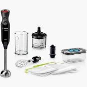 RRP £130 Lot To Contain 2 Assorted Items To Include A Bosch Hand Blender And A John Lewis Fan