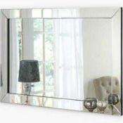 RRP £100 Boxed John Lewis Bevelled Medium Rectangular Mirror