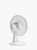 RRP £125 2 Boxed John Lewis Anyday 12 " Desk Fans , 16" Pedestal Fan Amd A Boxed 16" 2 In 1 Desk And