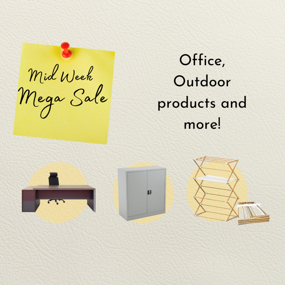 Mid Week Mega Sale Office, Outdoor Products and More - 9th November 2022