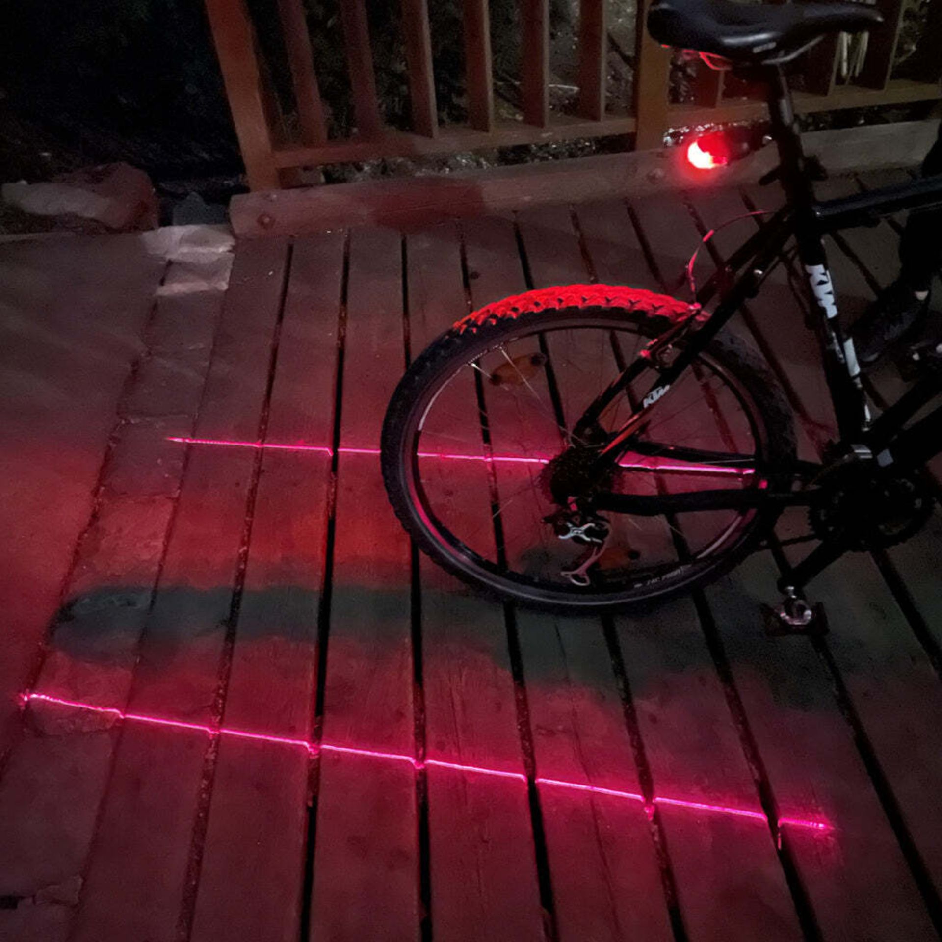 RRP 15.00 ea 10 x Pursuit Laser Bike Lane Tail Light Weather Resistant LED Bike Light Pursuit - Image 2 of 4