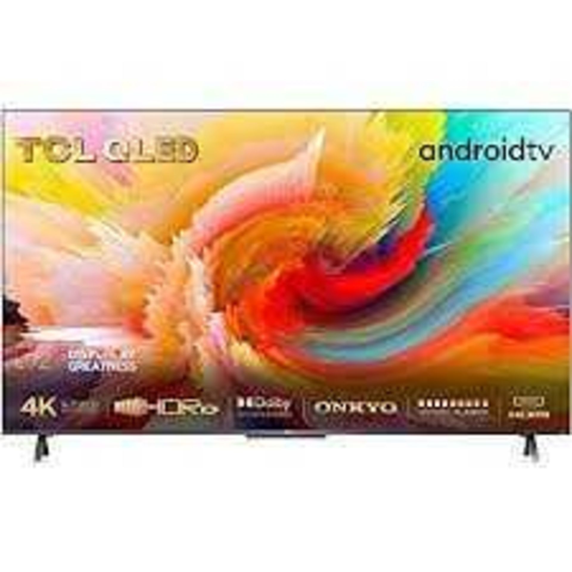 RRP £250 Boxed Tcl 43P617K 43" Uhd Android Tv