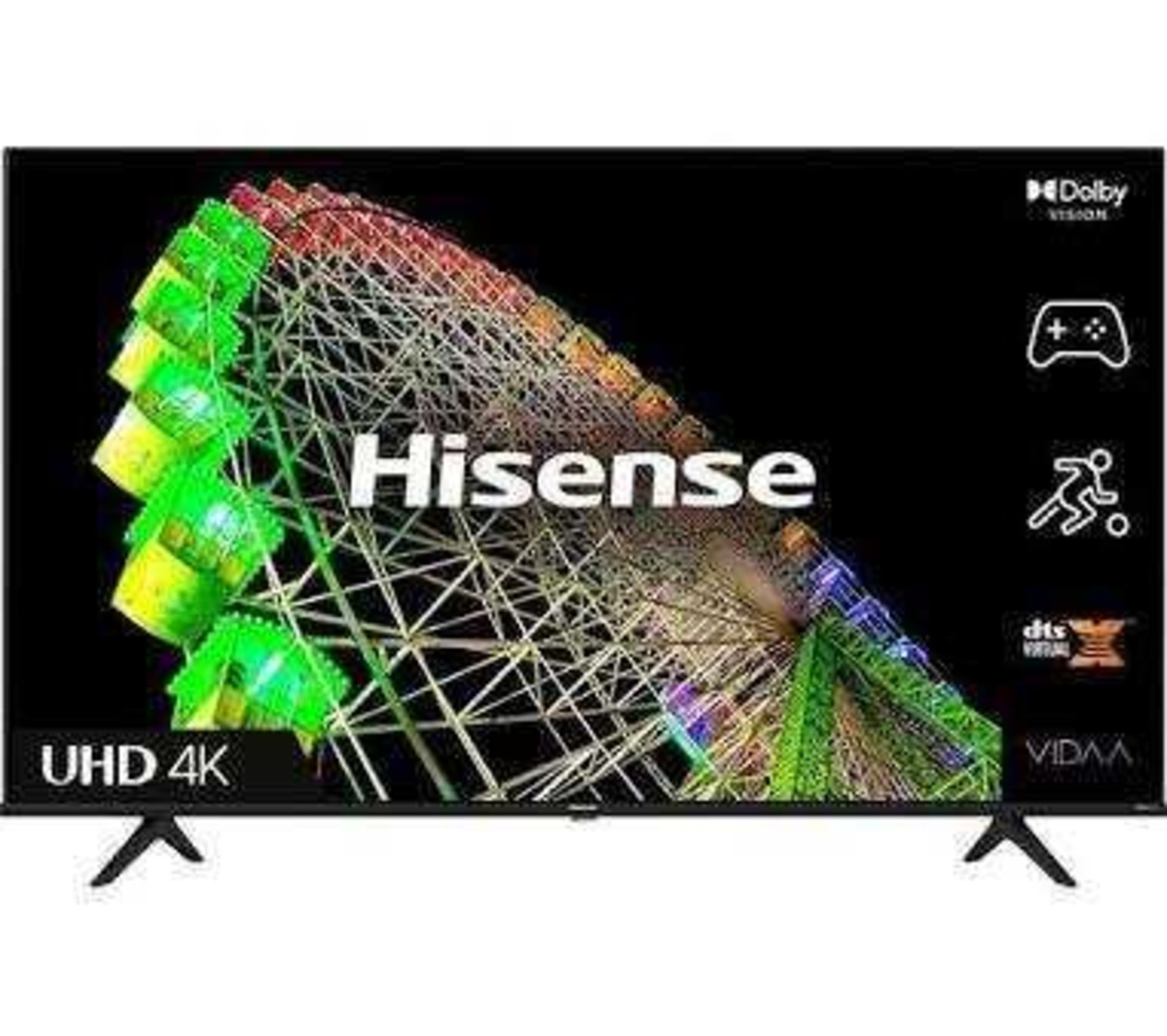 RRP £450 Boxed Hisense 50A6Gtuk 50" 4K Smart Tv