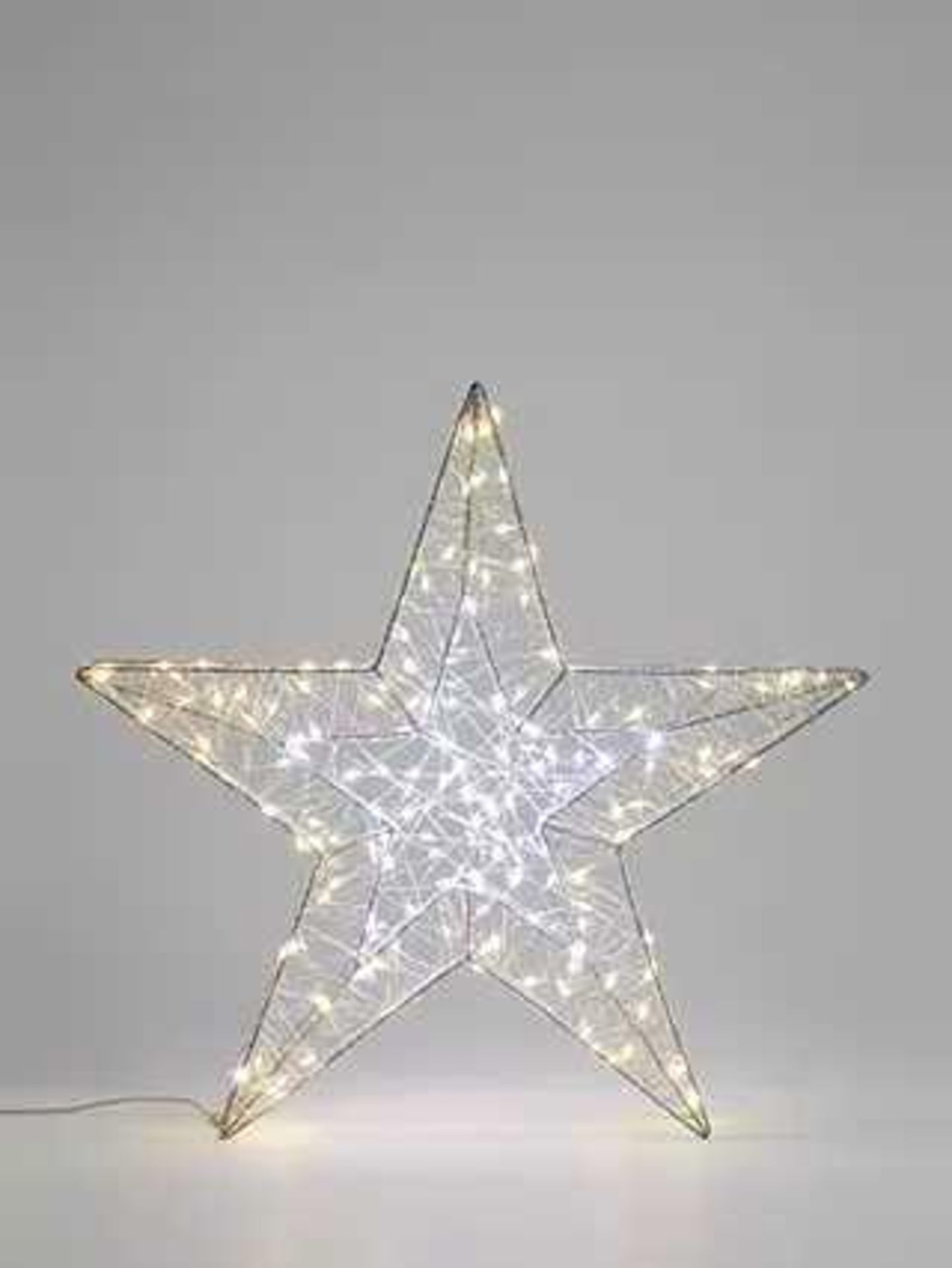 RRP £180 Lot To Contain 6 Boxed Assorted John Lewis Festive Items To Include 28Cm Star Led Lights, F