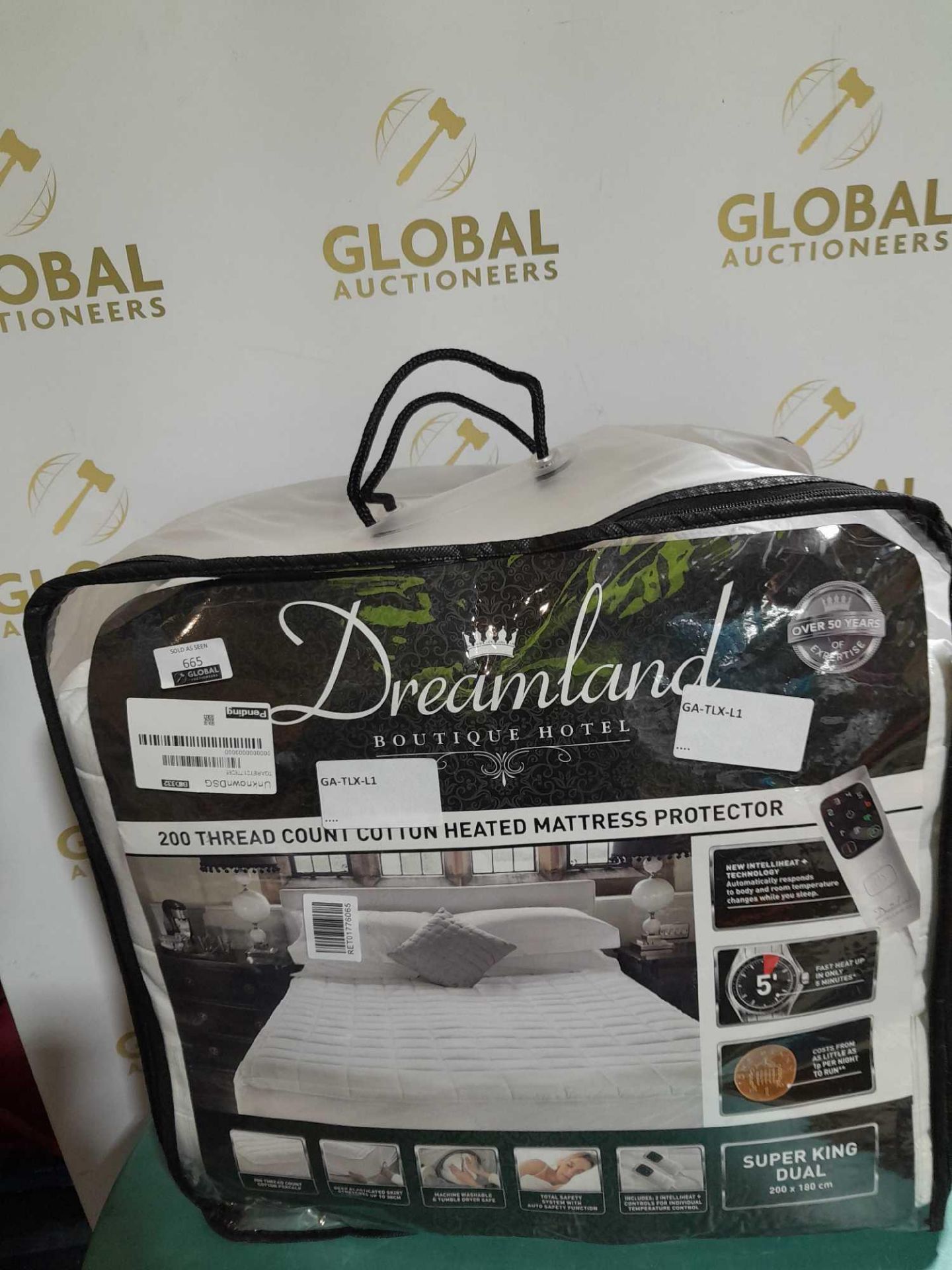 RRP £105 Bagged Dreamland Intelliheat Heated 200 Thread Count Mattress Protector - Image 3 of 3