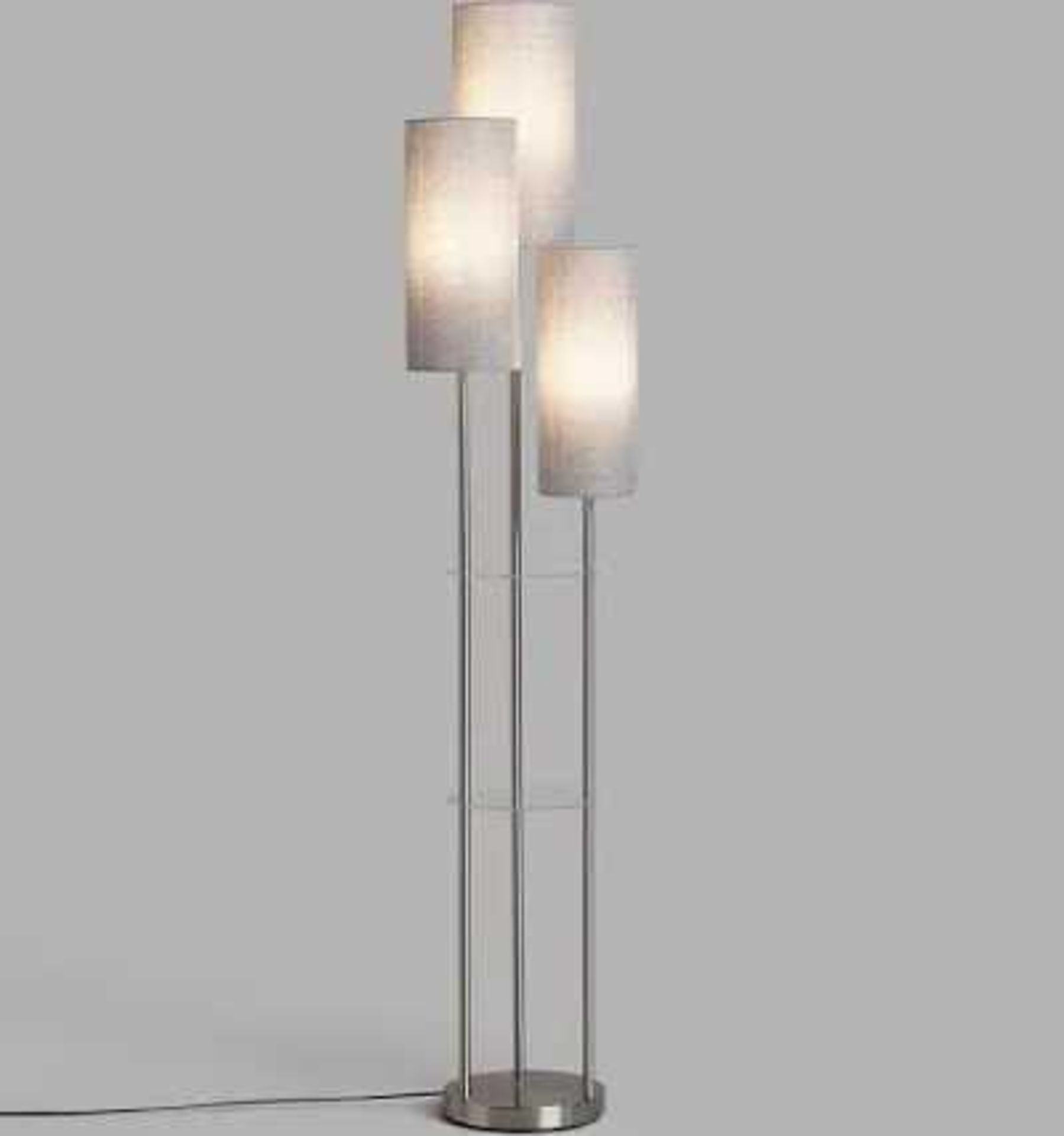RRP £150 Boxed John Lewis Cluster Trio Shelf Floor Lamp