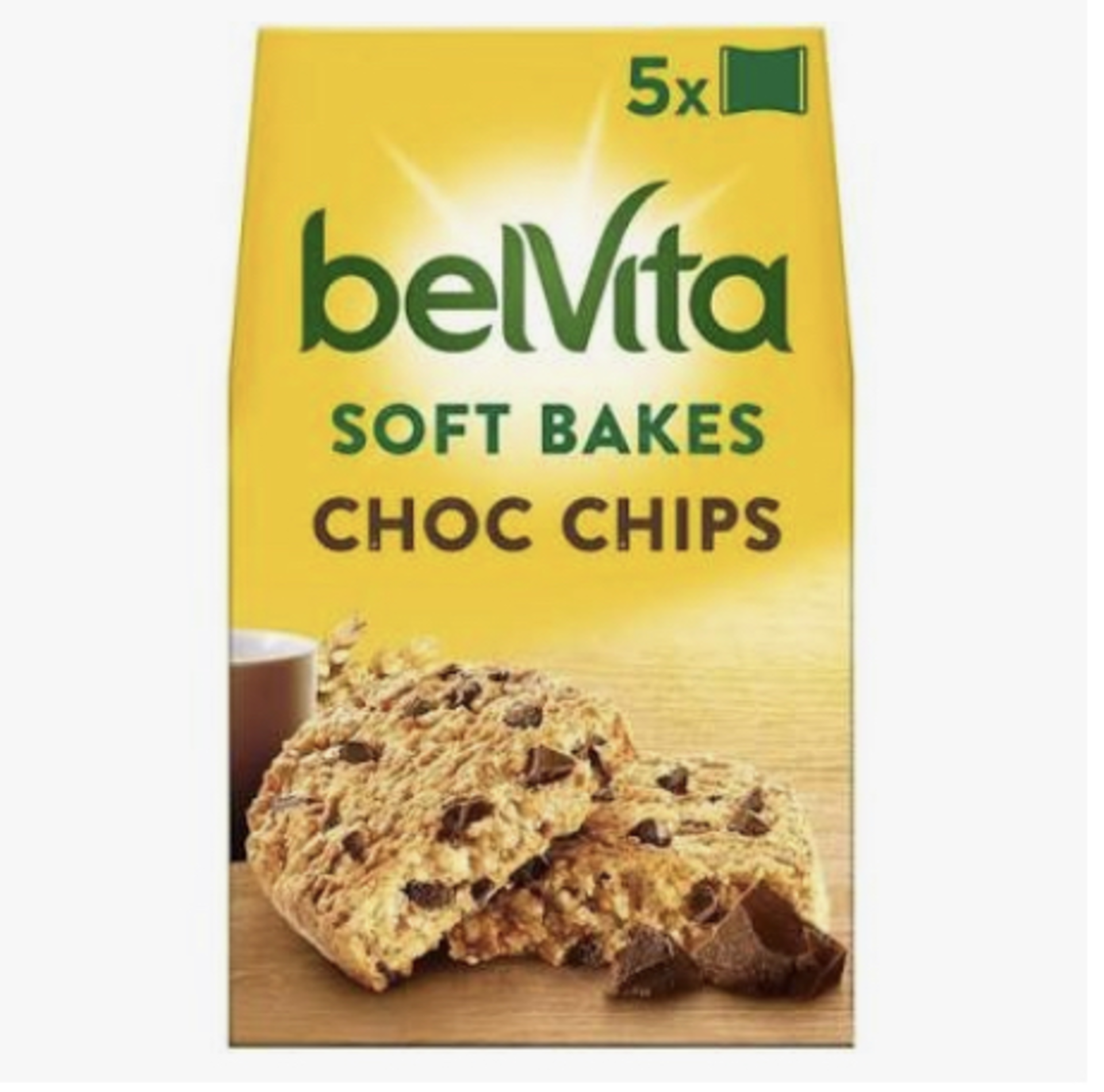 RRP £876 (Approx. Count 100) Spidp11P7Hn ""Belvita Choc Chip Soft Bakes Breakfast Biscuits, 200 G,