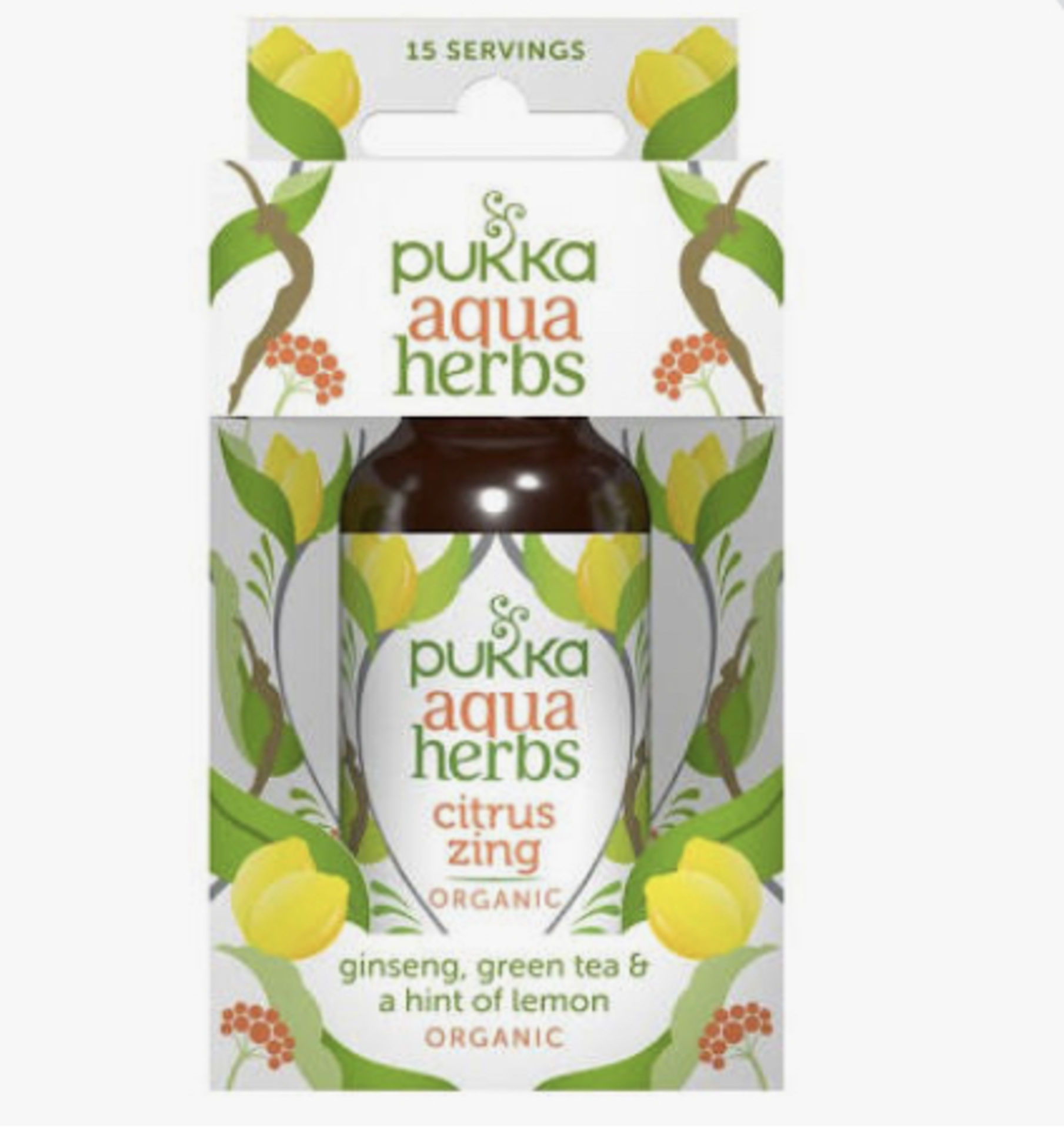 RRP £978 (Approx. Count 181) spSCJ21Skv8 ""Pukka Herbs Aqua Herbs, Citrus Zing, Organic Concentrated