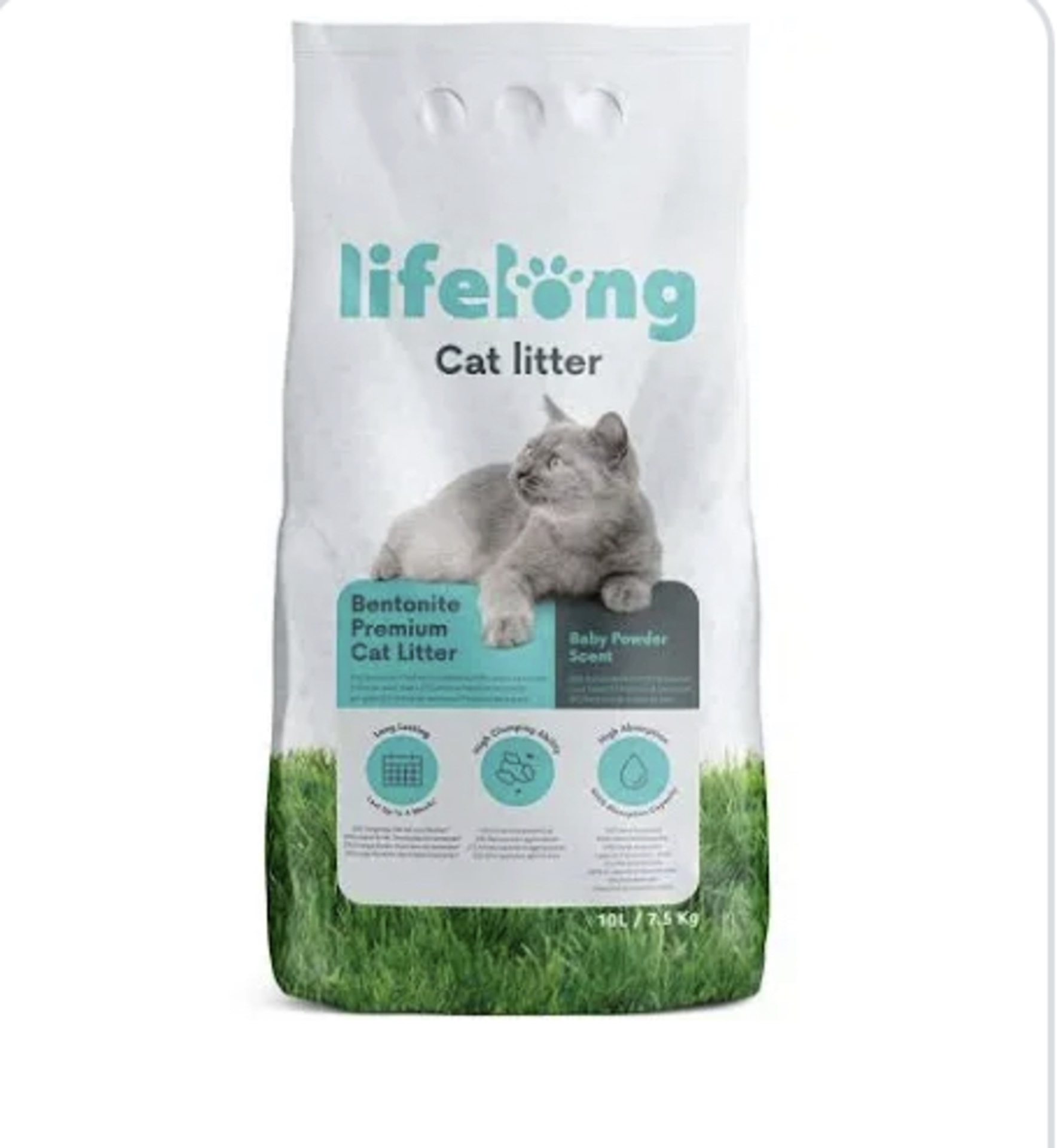 RRP £391 (Approx. Count 45) spW48w1559P Amazon Brand Lifelong Bentonite Premium Cat Litter Baby