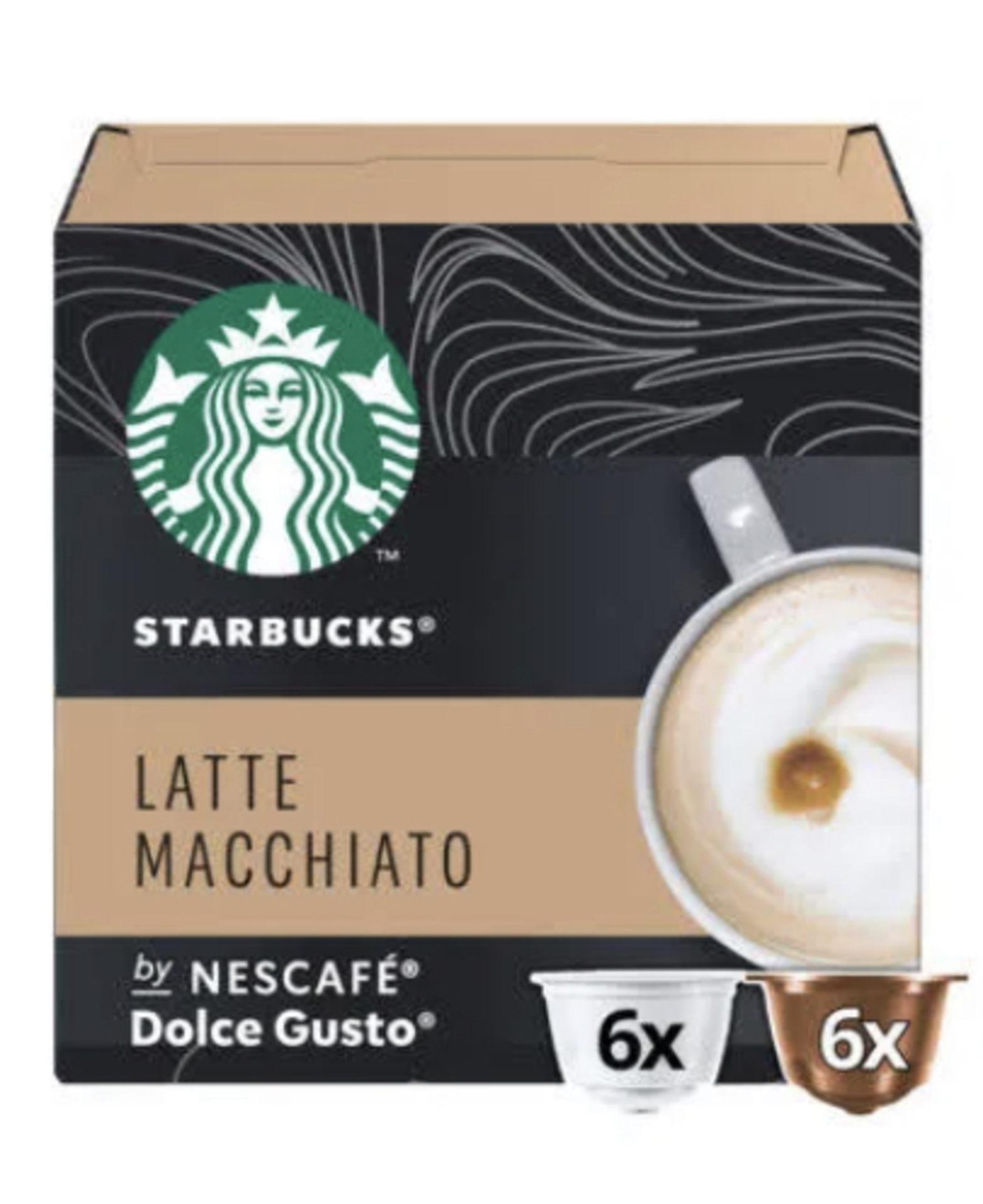 RRP £3564 (Approx. Count 142) Spw45X9481Q Starbucks Latte Macchiato By Nescafe Dolce Gusto Coffee