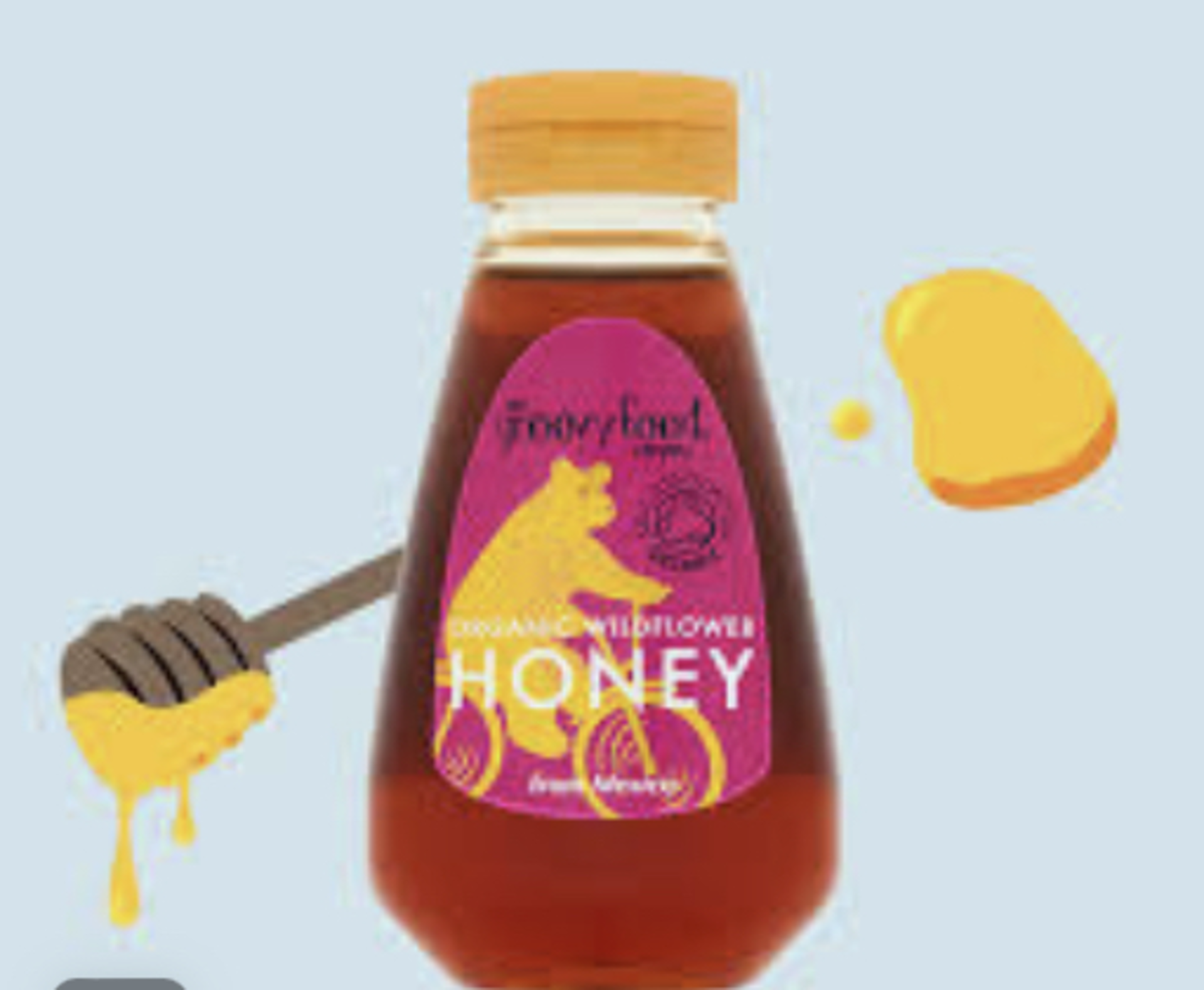 RRP £17 (Approx. Count 3) Spw22Z7585U ""The Groovy Food Company Organic Mexican Wildflower Honey,