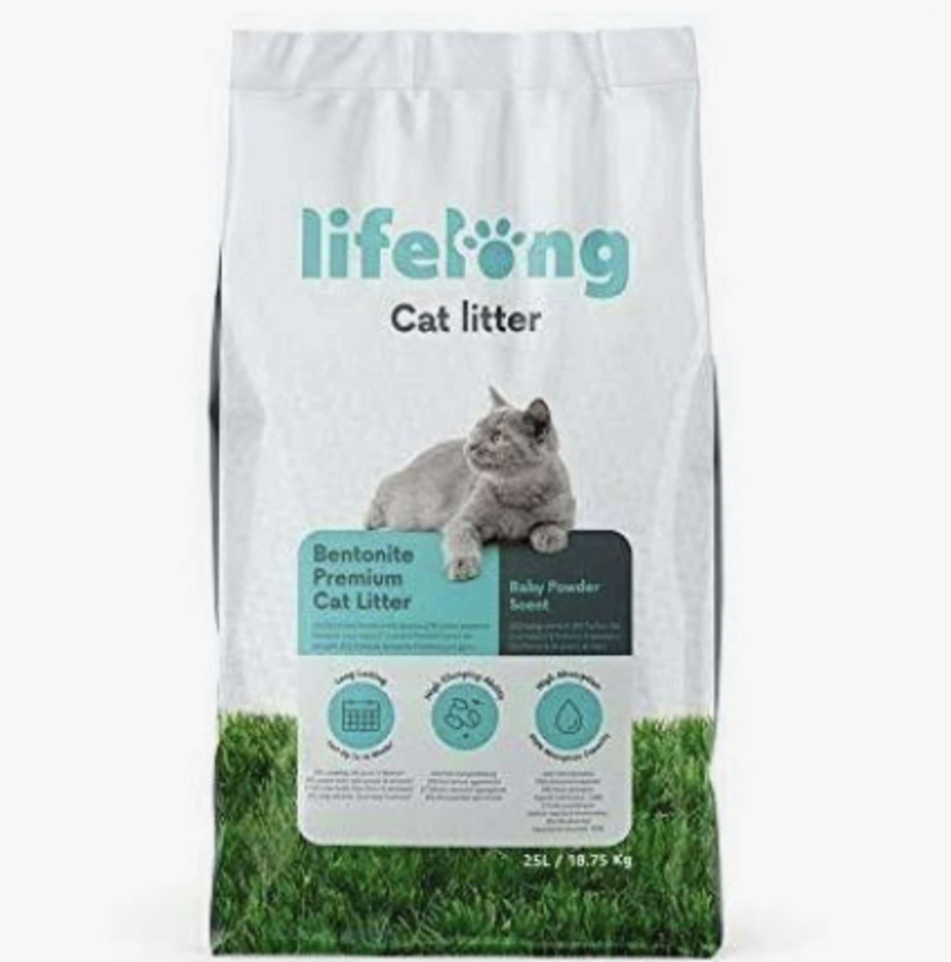 RRP £972 (Approx. Count 108) spW48v3184v Amazon Brand Lifelong Bentonite Premium Cat Litter Baby