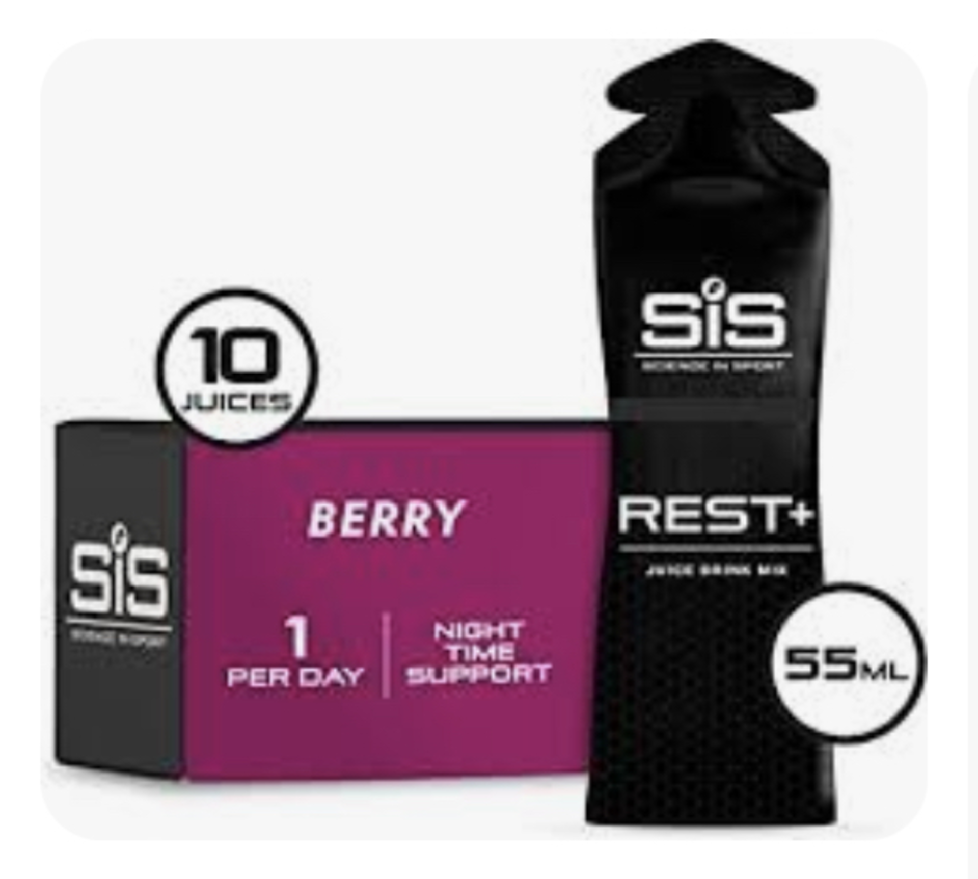 RRP £2631 (Approx. Count 403) Spw38X4517K ""Science In Sport | Rest+ Juice Berry | Scientifically-