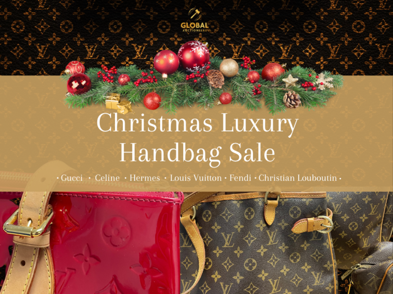 Christmas Luxury Handbag 5% Buyers Premium & No VAT On The Hammer!!  - 13th November 2022