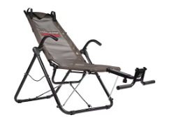 RRP £165 Lot To Contain 1 X Fitquest Core Lounge Ultra Foldable Workout Chair (Condition Reports