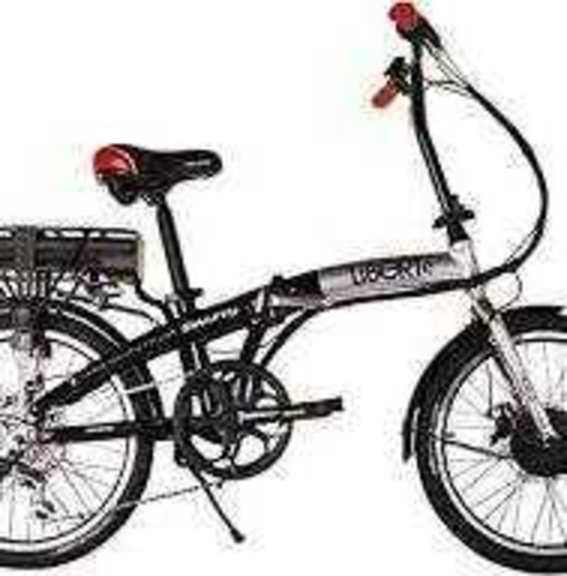 RRP £700 Boxed Swifty Liberte Black And Silver Folding Electric Bike