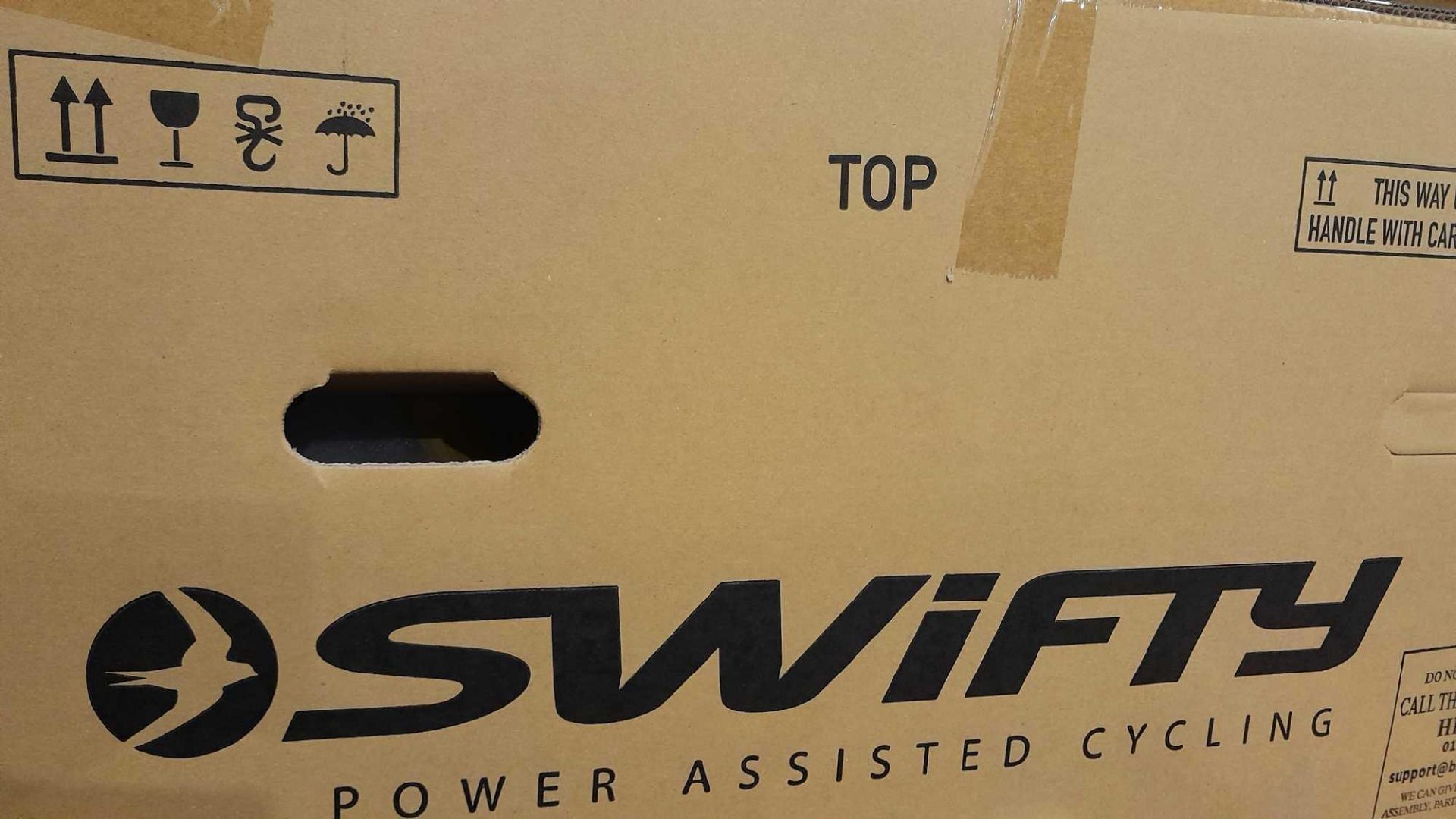RRP £700 Boxed Swifty Liberte Black And Silver Folding Electric Bike - Image 2 of 2