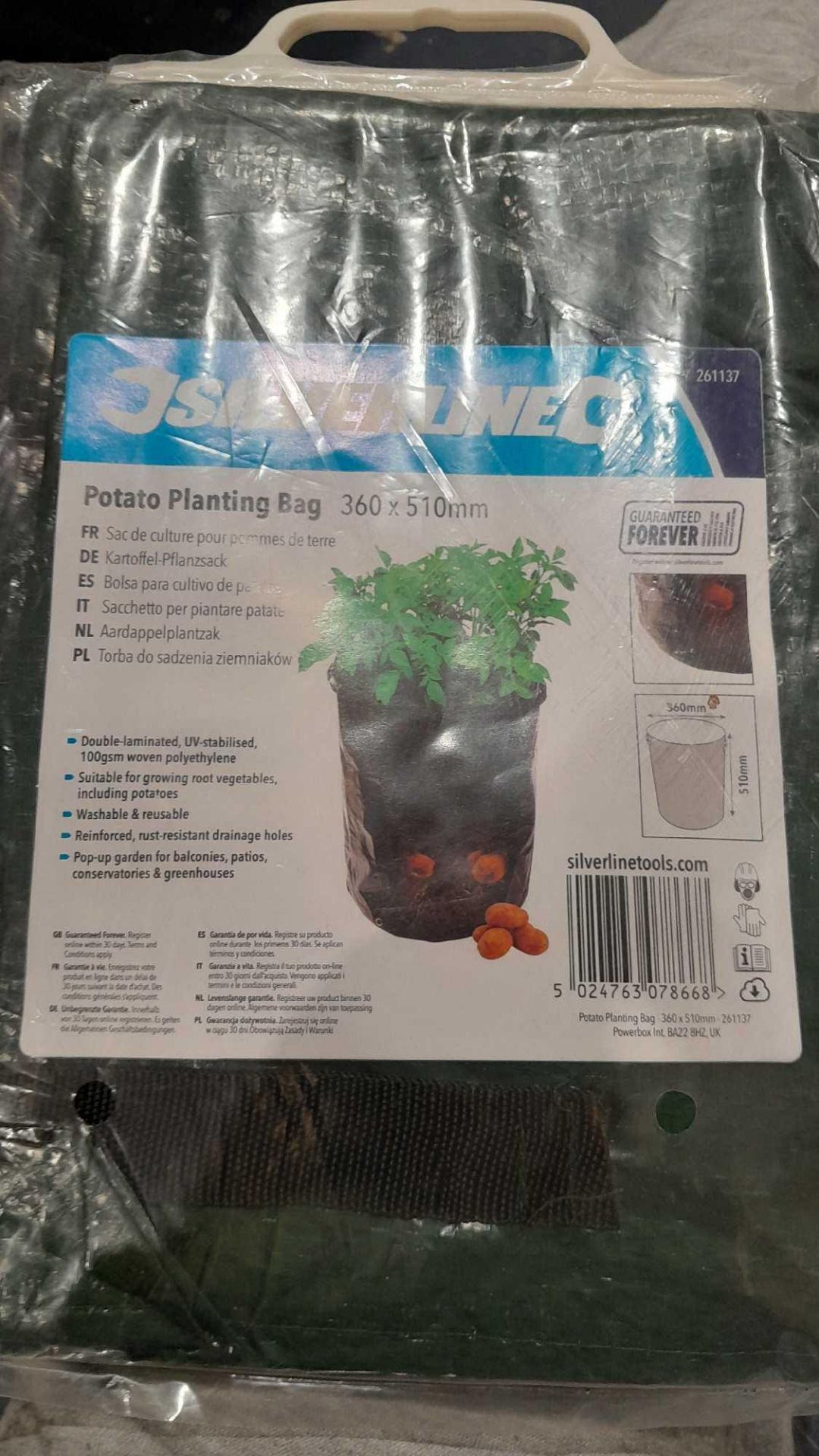 RRP £100 Lot To Contain 10 Packs Of Silverline Potato Planting Bag 360 X 510Mm - Image 2 of 2