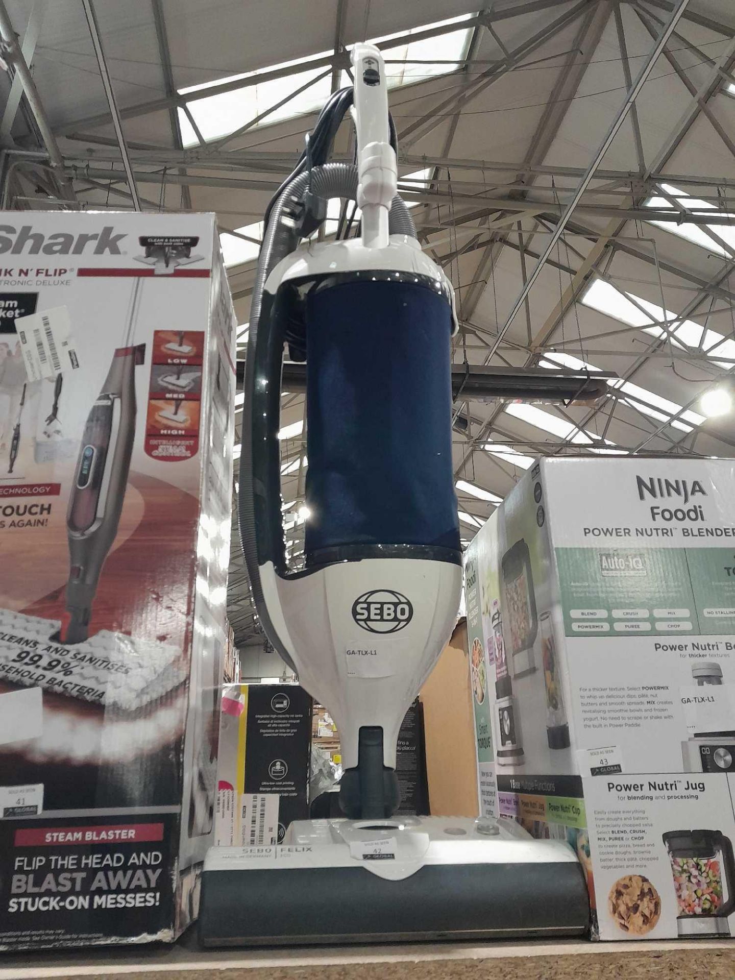 RRP £300 Unboxed Sebo Felix Navy Eco Vacuum Cleaner - Image 2 of 2