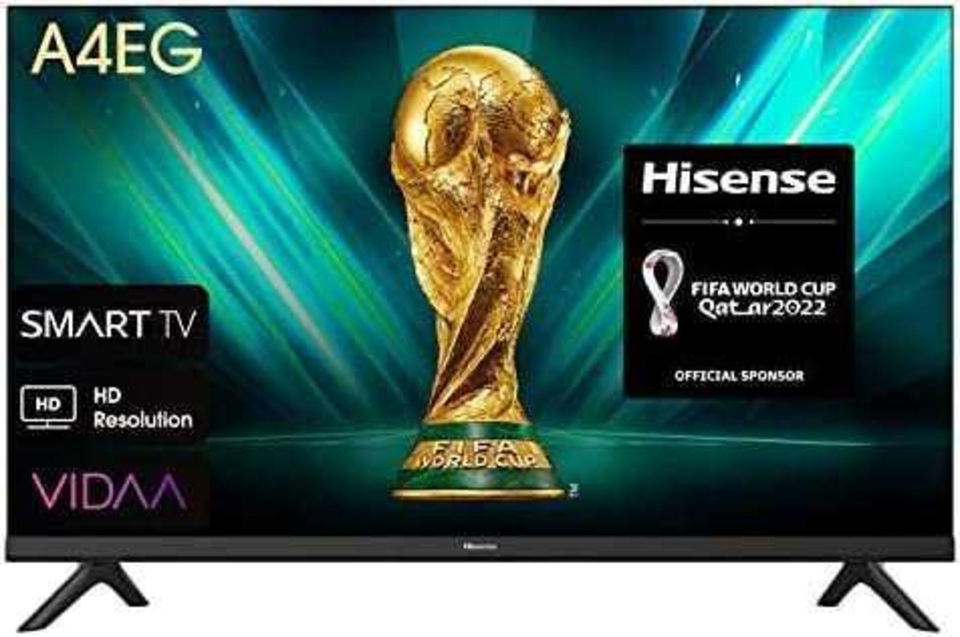 RRP £150 Boxed Hisense 32A4Egtuk (32 Inch) Hd Smart Tv, With Natural Colour Enhancer, Dts Virtual X,