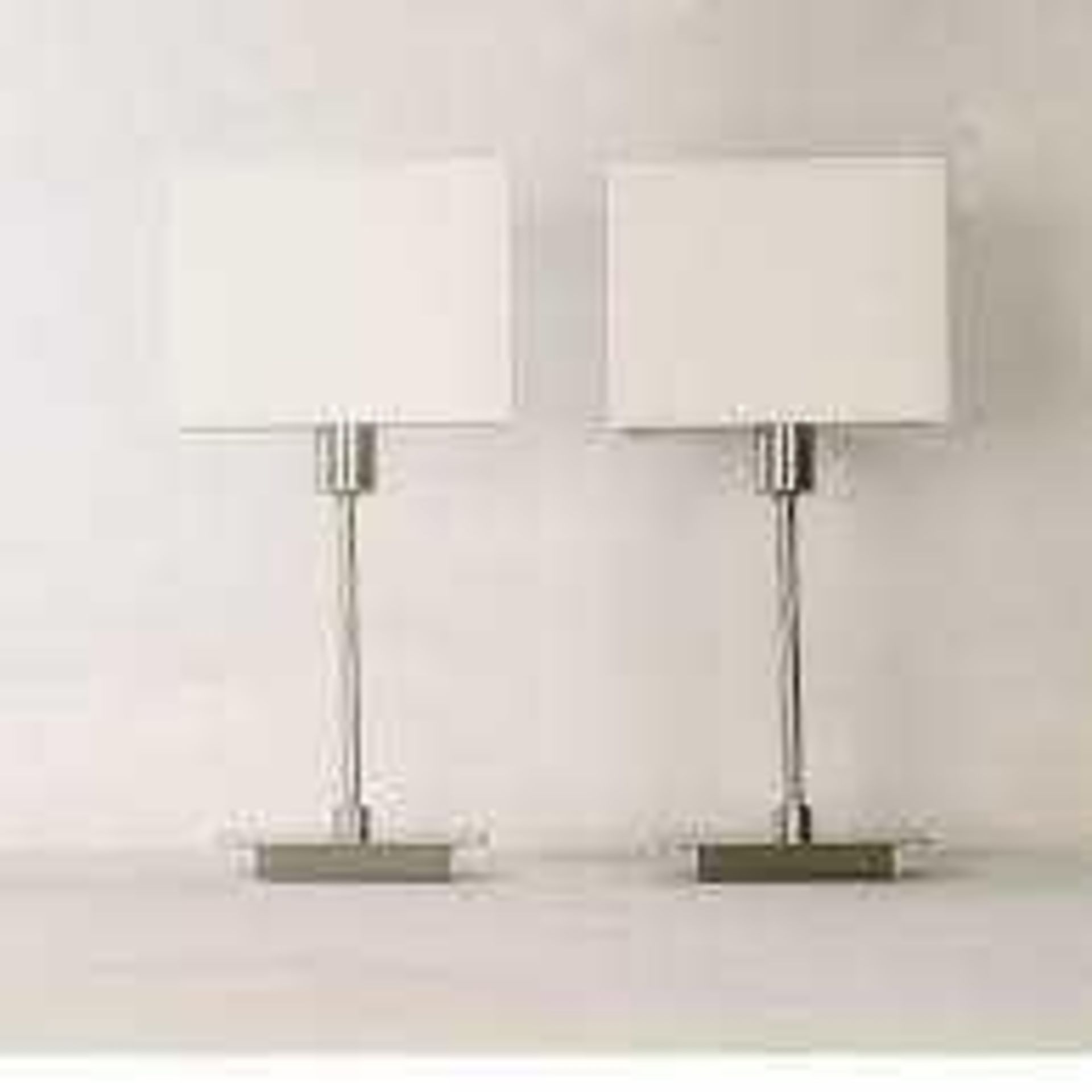 RRP £150 Lot To Contain 8 Boxed Assorted Items To Include John Lewis Ruby Table Lamps, Electronic Sc