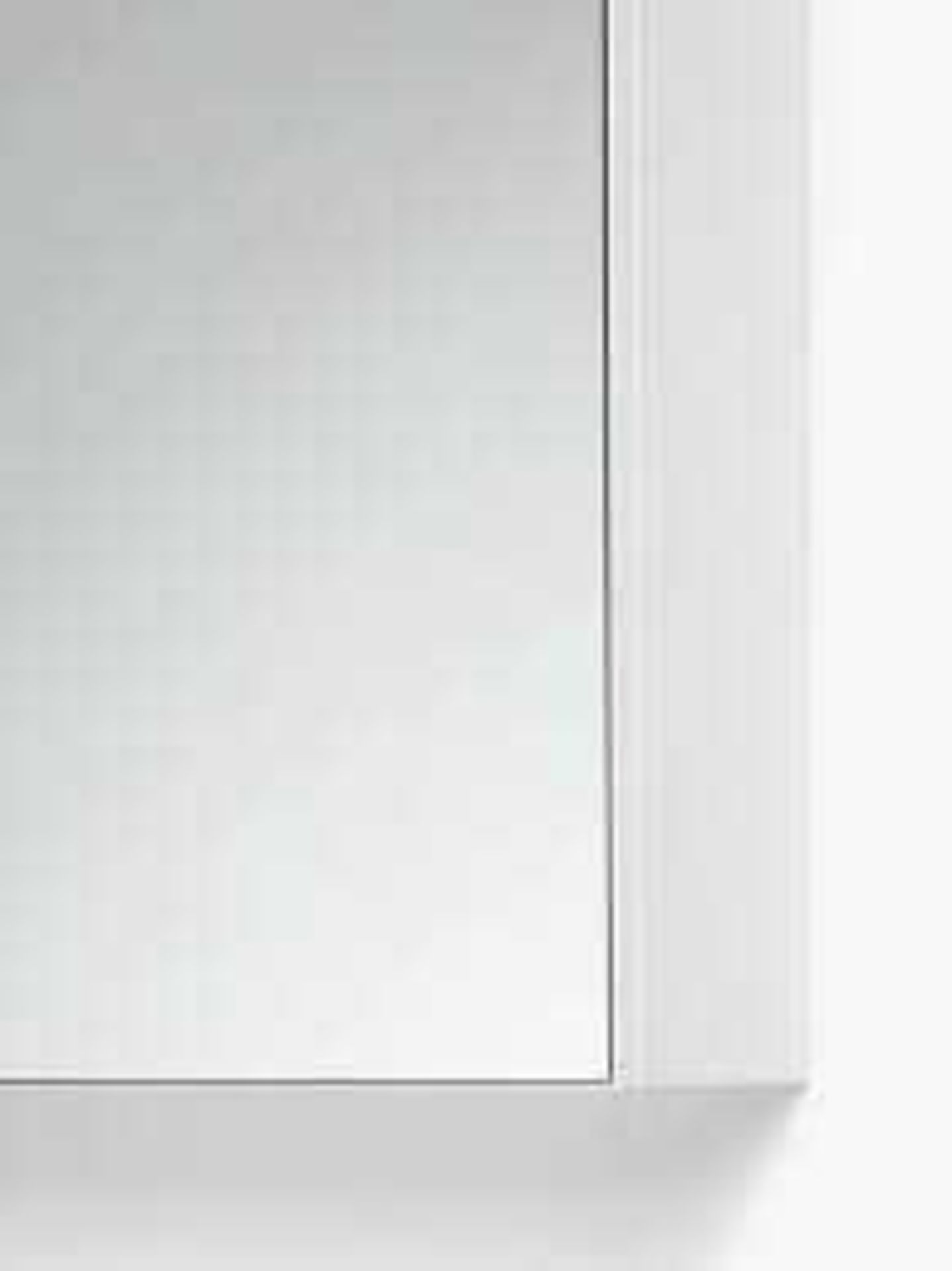 RRP £100 Boxed John Lewis Single White Gloss Cabinet